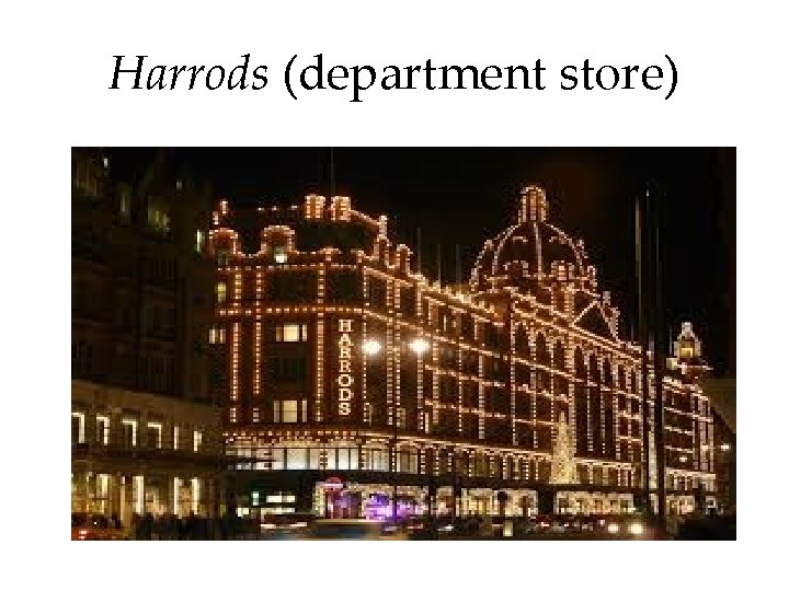 Harrods (department store) 