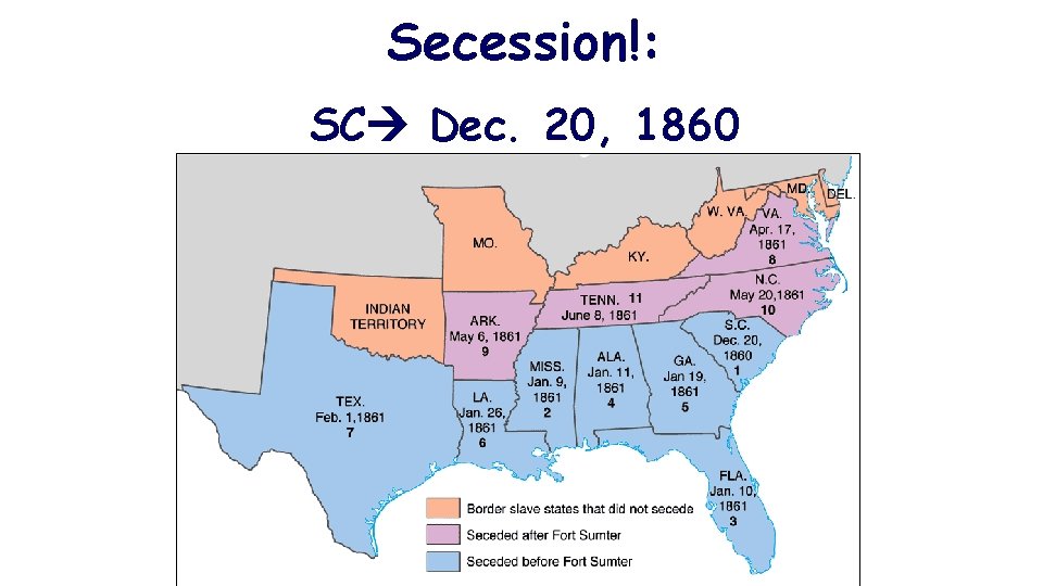 Secession!: SC Dec. 20, 1860 