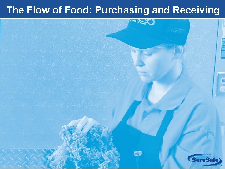 The Flow of Food: Purchasing and Receiving 6 -1 