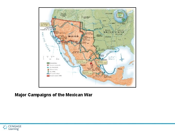 Major Campaigns of the Mexican War 
