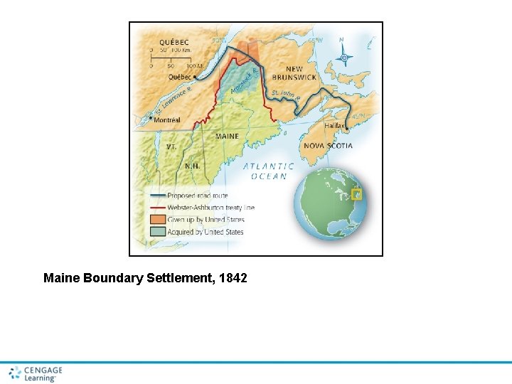 Maine Boundary Settlement, 1842 