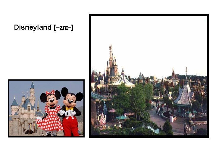 Disneyland [-znɪ-] 