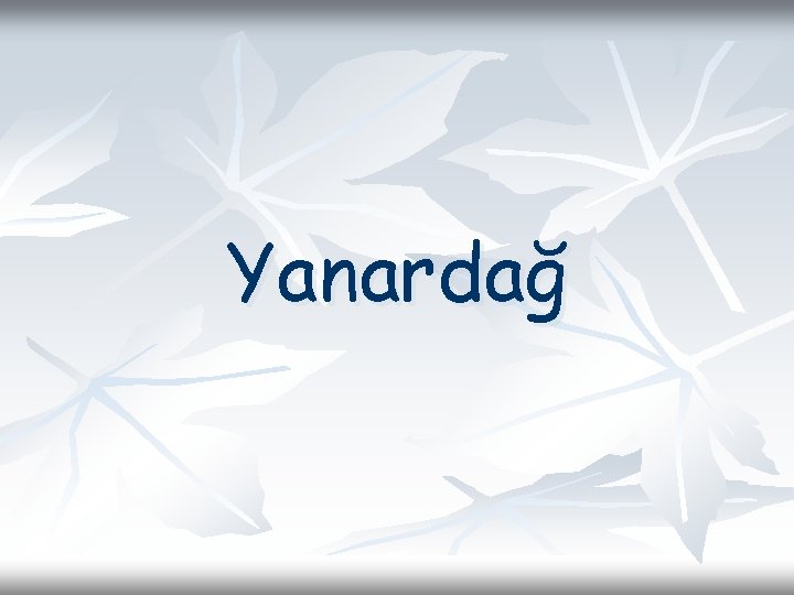 Yanardağ Yanardağ