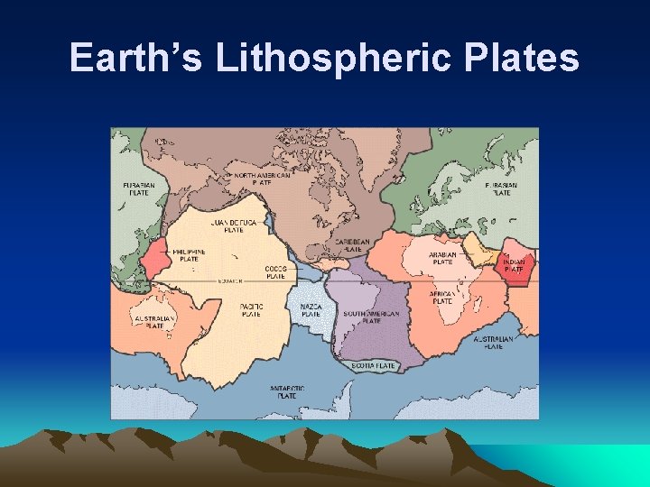 Earth’s Lithospheric Plates 