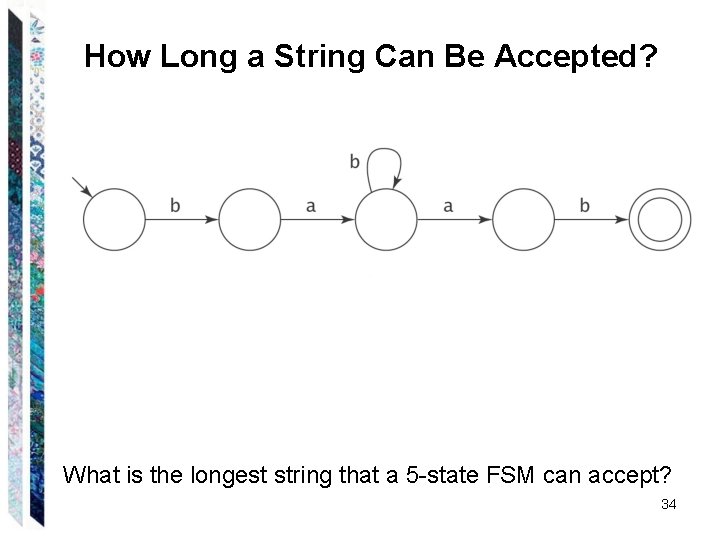 How Long a String Can Be Accepted? What is the longest string that a