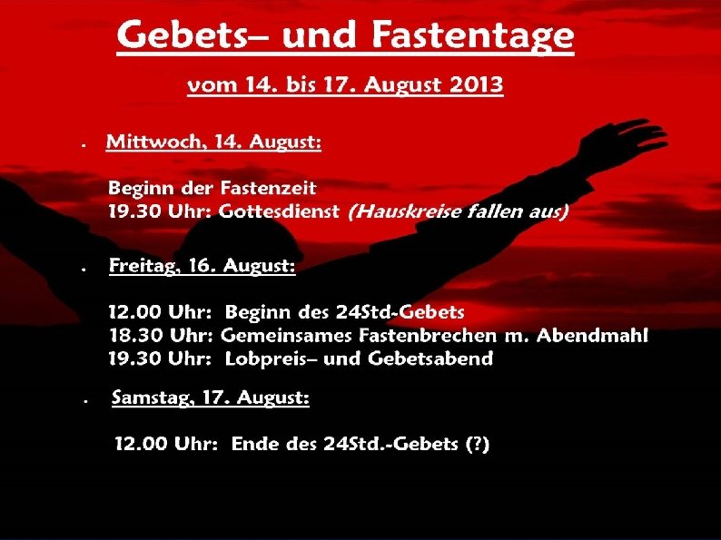 1. Gott suchen. . . ! Lukas 5, 16 Jesus zog sich jedoch immer