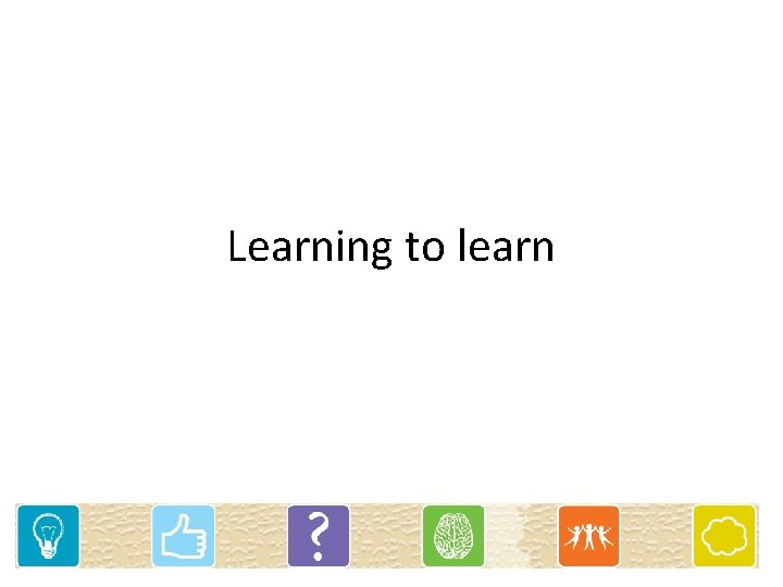 Learning to learn 