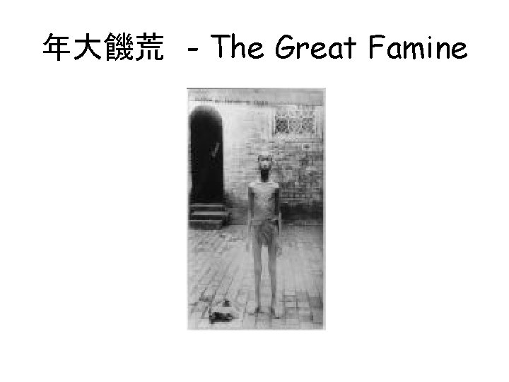年大饑荒 - The Great Famine 