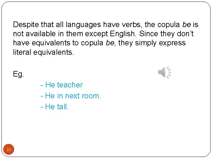 Pedagogical Grammar chapter 4 Copular Verbs and SubjectVerb