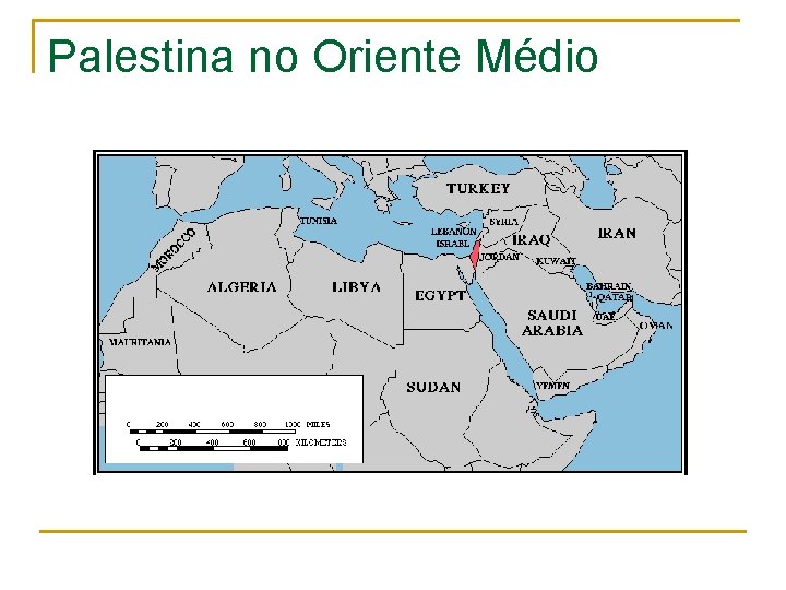 Palestina no Oriente Médio 