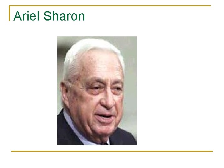 Ariel Sharon 