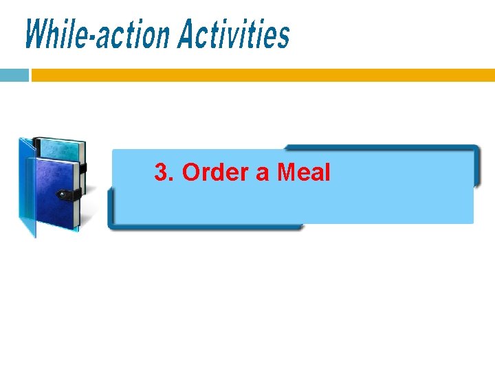 3. Order a Meal 3. Order a Meal