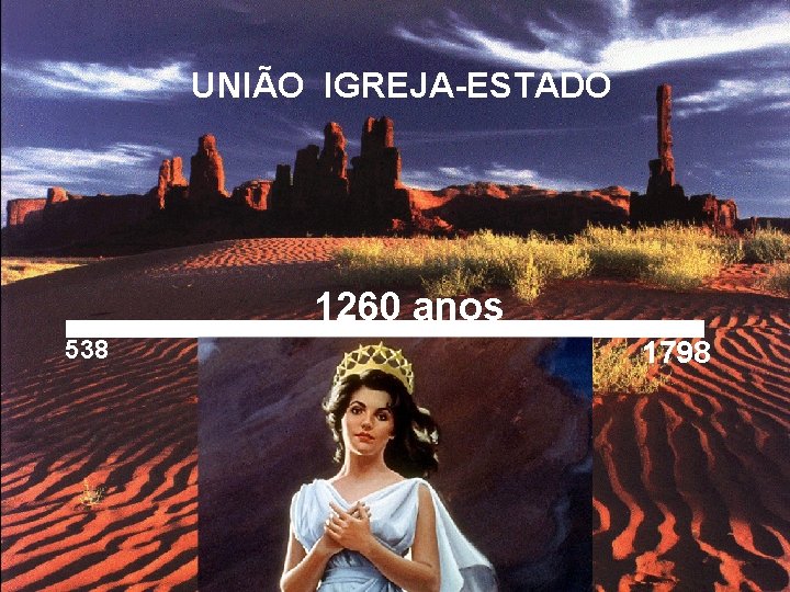 UNIÃO IGREJA-ESTADO 1260 anos 538 1798 