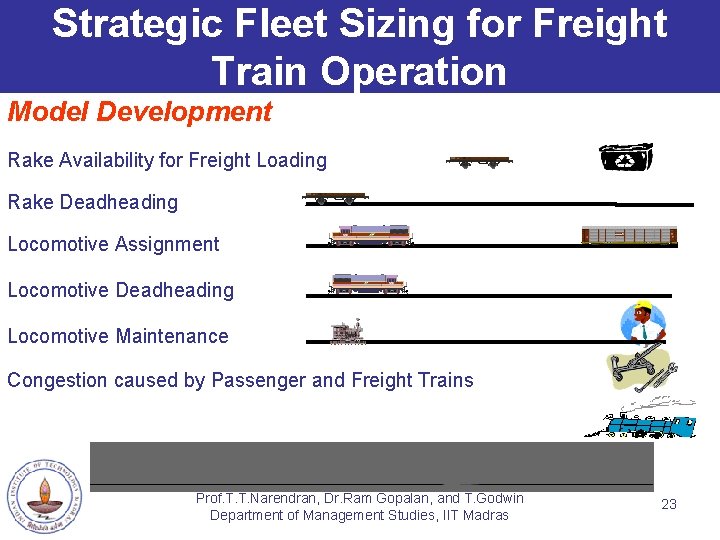 Strategic Fleet Sizing for Freight Train Operation Model Development Rake Availability for Freight Loading