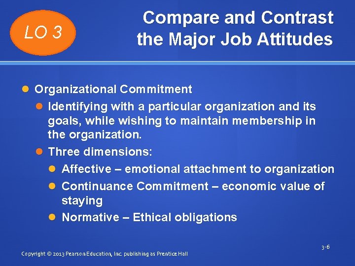 Job Performance Contrast Chapter 3 Organizational Behavior 15 th Ed Robbins