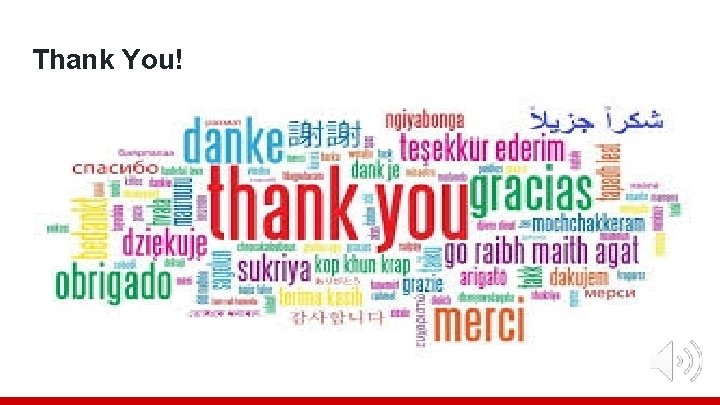 Thank You! Thank You!