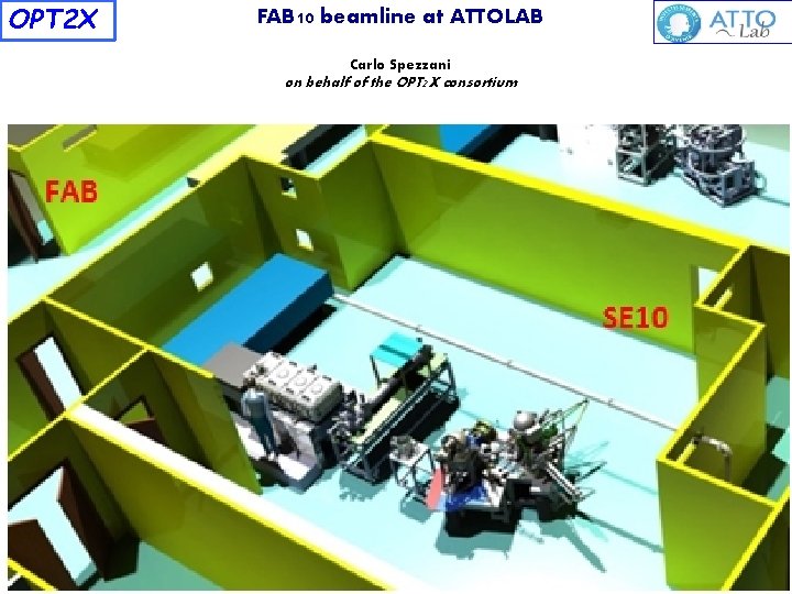 OPT 2 X FAB 10 beamline at ATTOLAB Carlo Spezzani on behalf of the