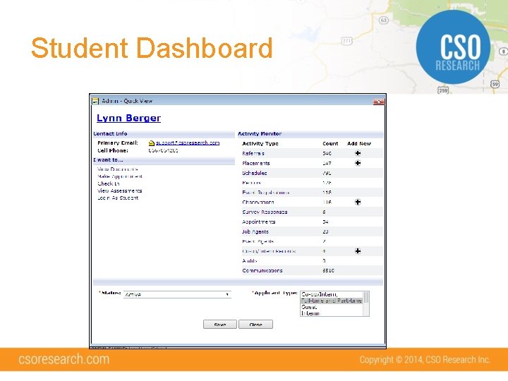 Student Dashboard 