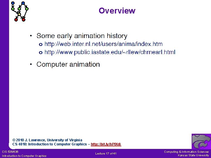 Lecture 17 of 41 Animation 1 of 3
