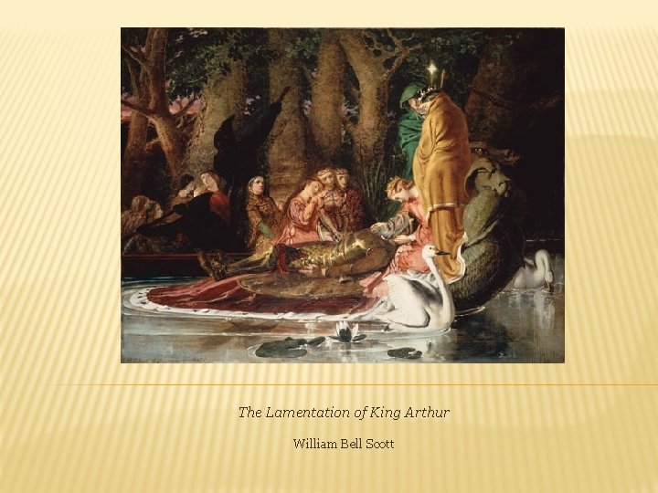 The Lamentation of King Arthur William Bell Scott 