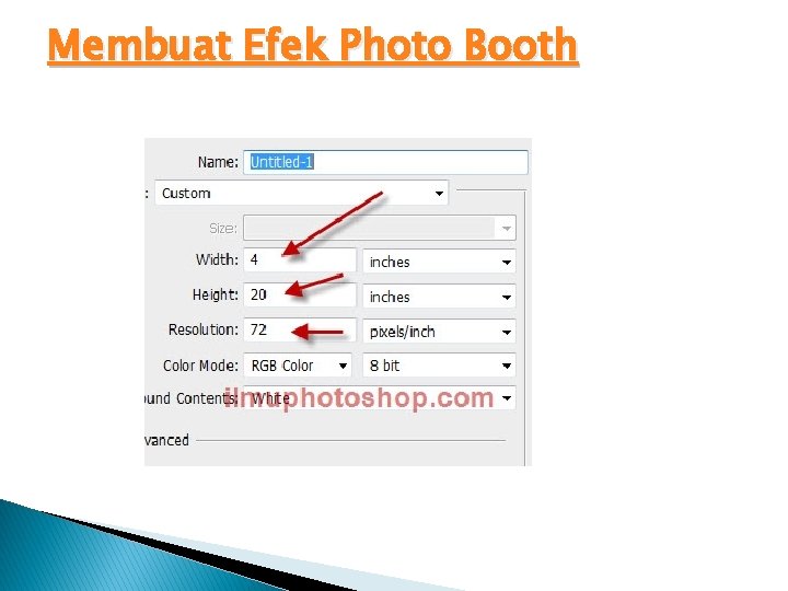 Membuat Efek Photo Booth 