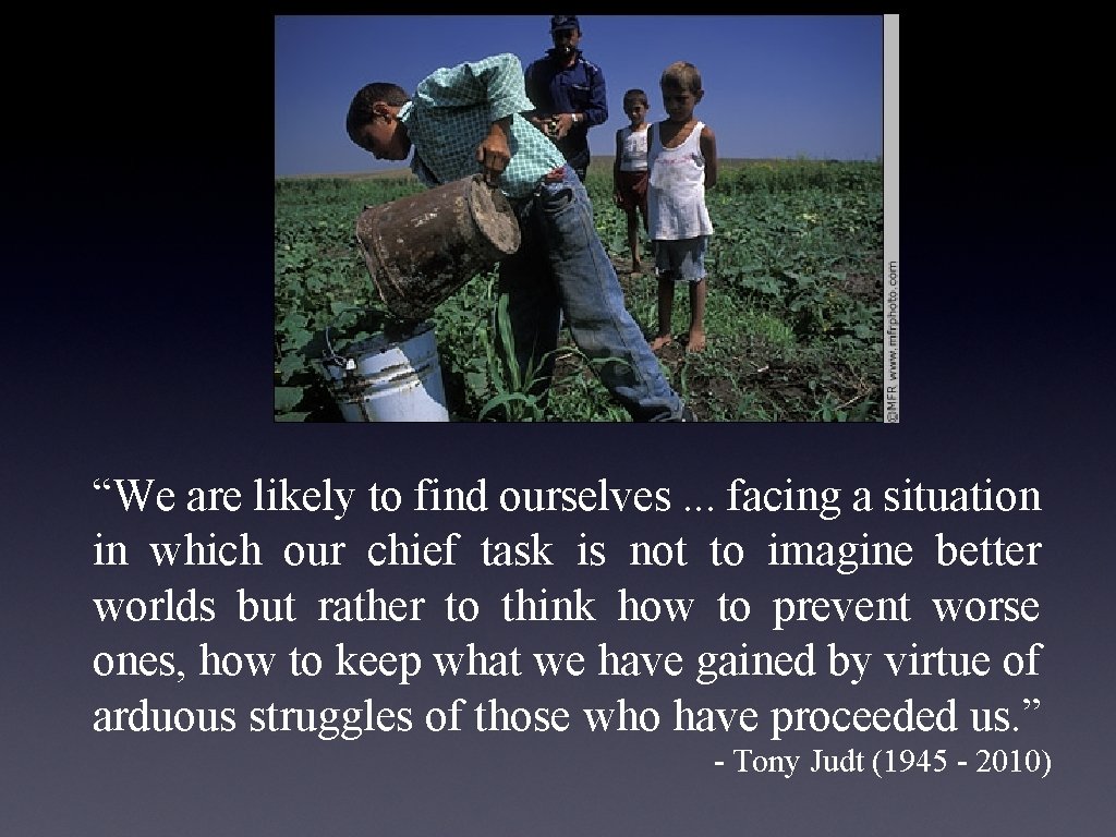 “We are likely to find ourselves. . . facing a situation in which our