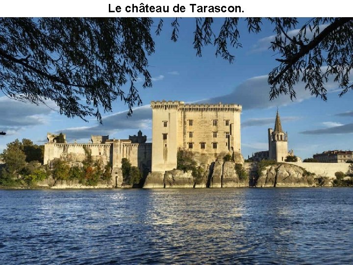 Le château de Tarascon. 