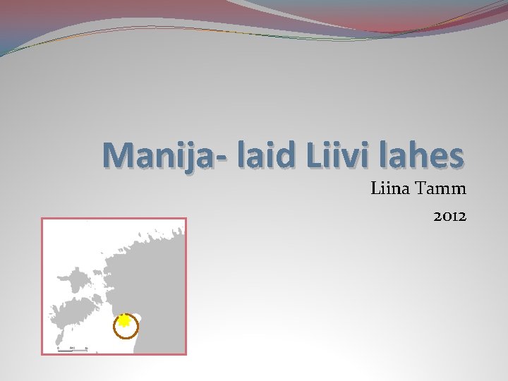 Manija- laid Liivi lahes Liina Tamm 2012 