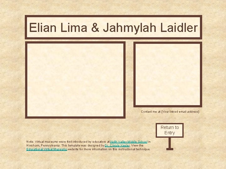 Elian Lima & Jahmylah Curator’s Office Laidler Contact me at [Your linked email address]