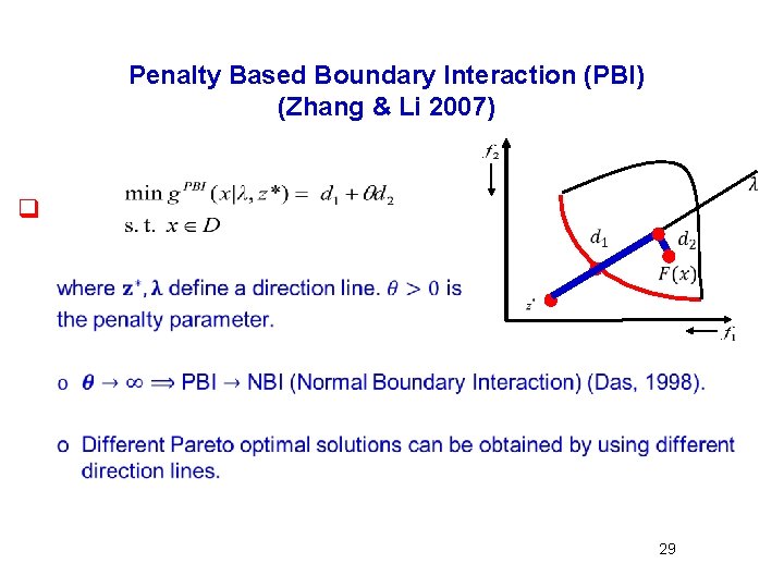 Penalty Based Boundary Interaction (PBI) (Zhang & Li 2007) q 29 