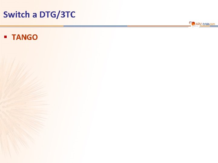 Switch a DTG/3 TC § TANGO Switch a DTG/3 TC § TANGO