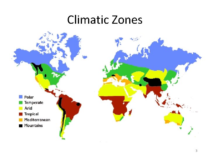 Climatic Zones 3 