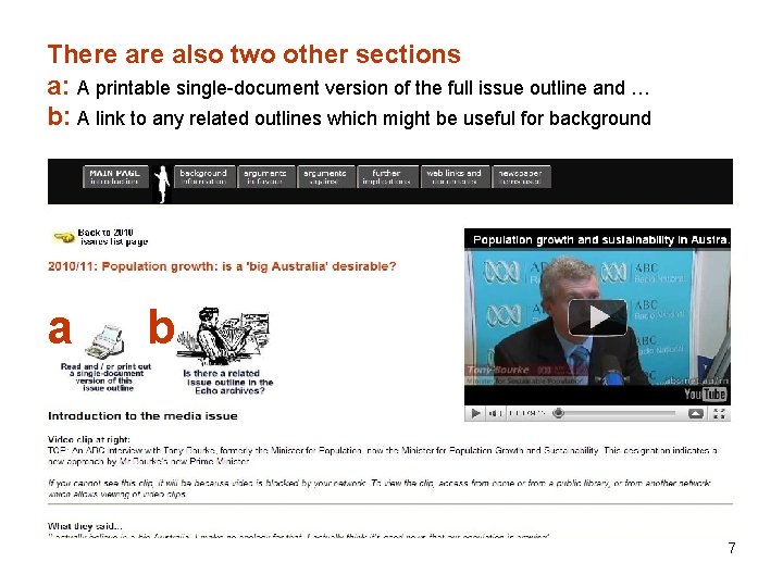 There also two other sections a: A printable single-document version of the full issue