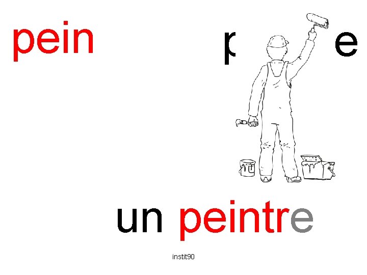 peintre un peintre instit 90 