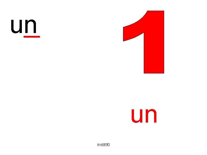 un un instit 90 