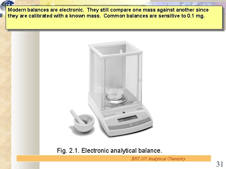 Modern balances are electronic. They still compare one mass against another since they are