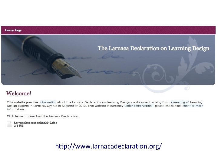 http: //www. larnacadeclaration. org/ 