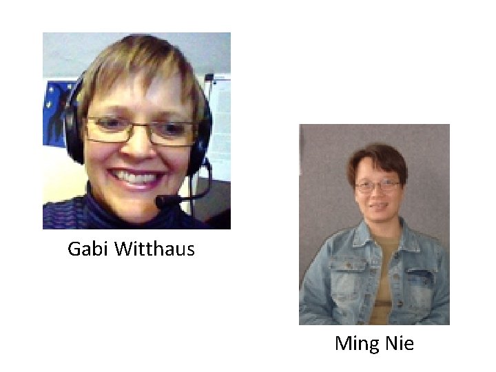 Gabi Witthaus Ming Nie 
