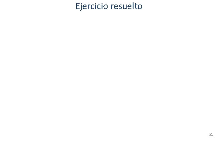 Ejercicio resuelto 31 