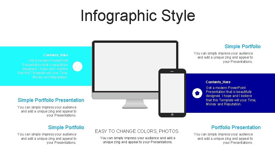 Infographic Style Simple Portfolio You can simply impress your audience and add a unique Infographic Style Simple Portfolio You can simply impress your audience and add a unique