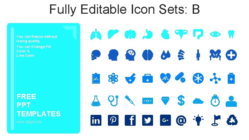 Fully Editable Icon Sets: B You can Resize without losing quality You can Change Fully Editable Icon Sets: B You can Resize without losing quality You can Change