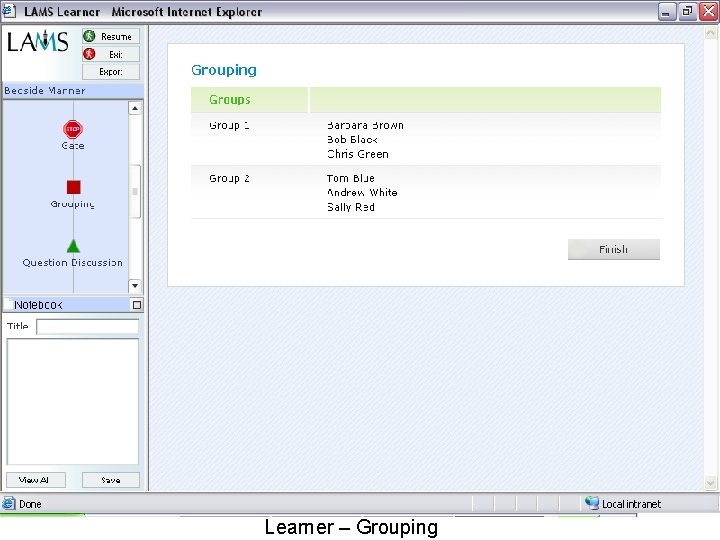 Learner – Grouping 