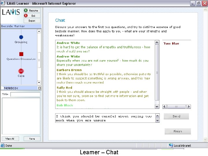 Learner – Chat 