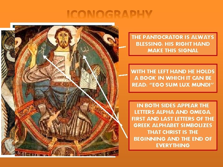 THE PANTOCRATOR IS ALWAYS BLESSING: HIS RIGHT HAND MAKE THIS SIGNAL WITH THE LEFT