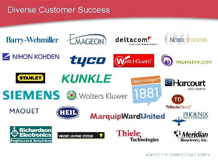 Diverse Customer Success 