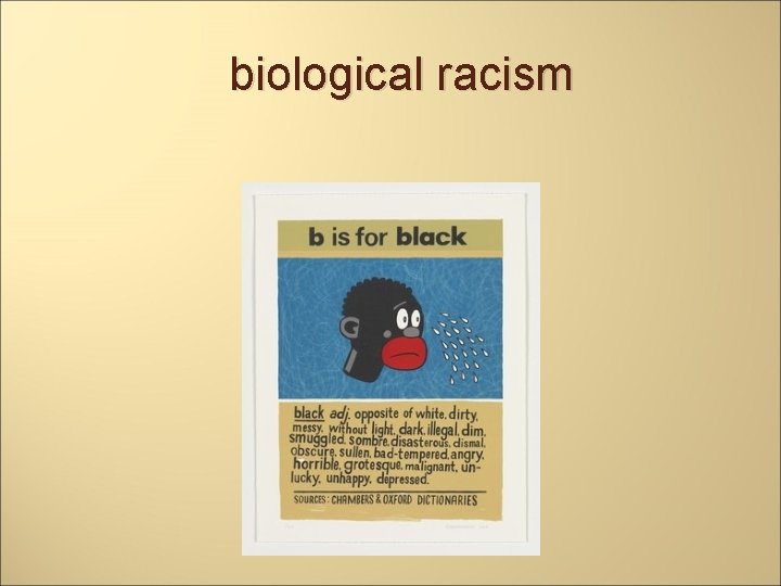 biological racism 