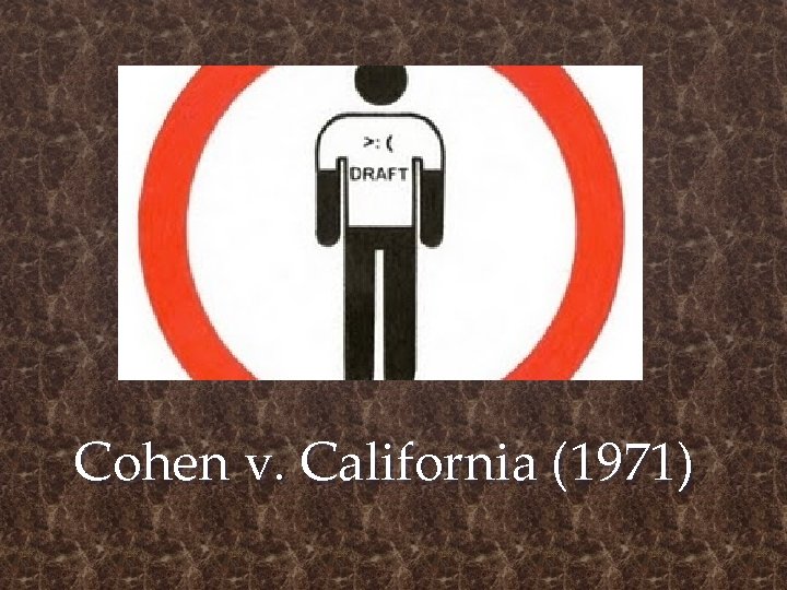 Cohen v. California (1971) 