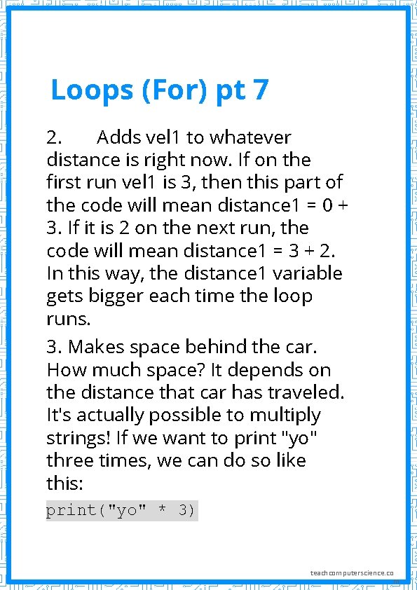 Teach Computer Science Loops For teachcomputerscience co m