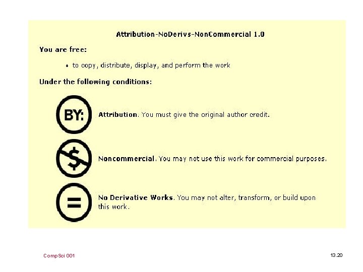 Comp. Sci 001 13. 20 