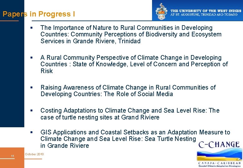 Papers in Progress I 11 § The Importance of Nature to Rural Communities in